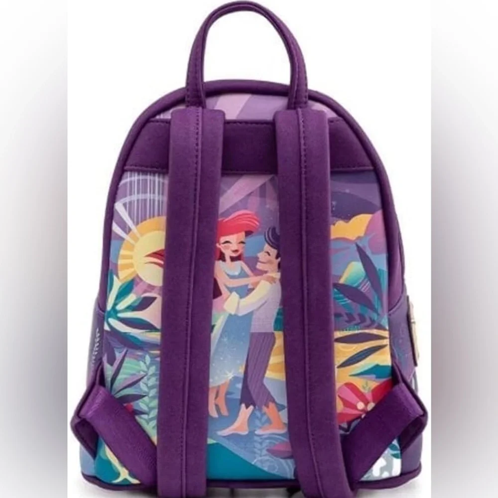 Disney Princess Ariel Loungefly Castle Collection Mini Backpack